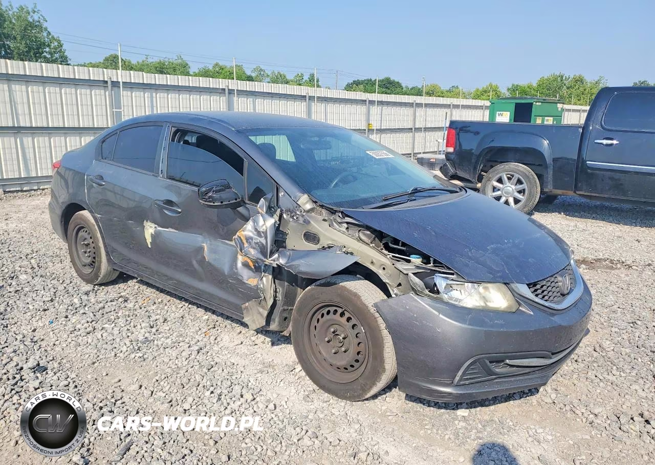 2013 Honda Civic Lx VIN:19XFB2F50DE095014 - 4