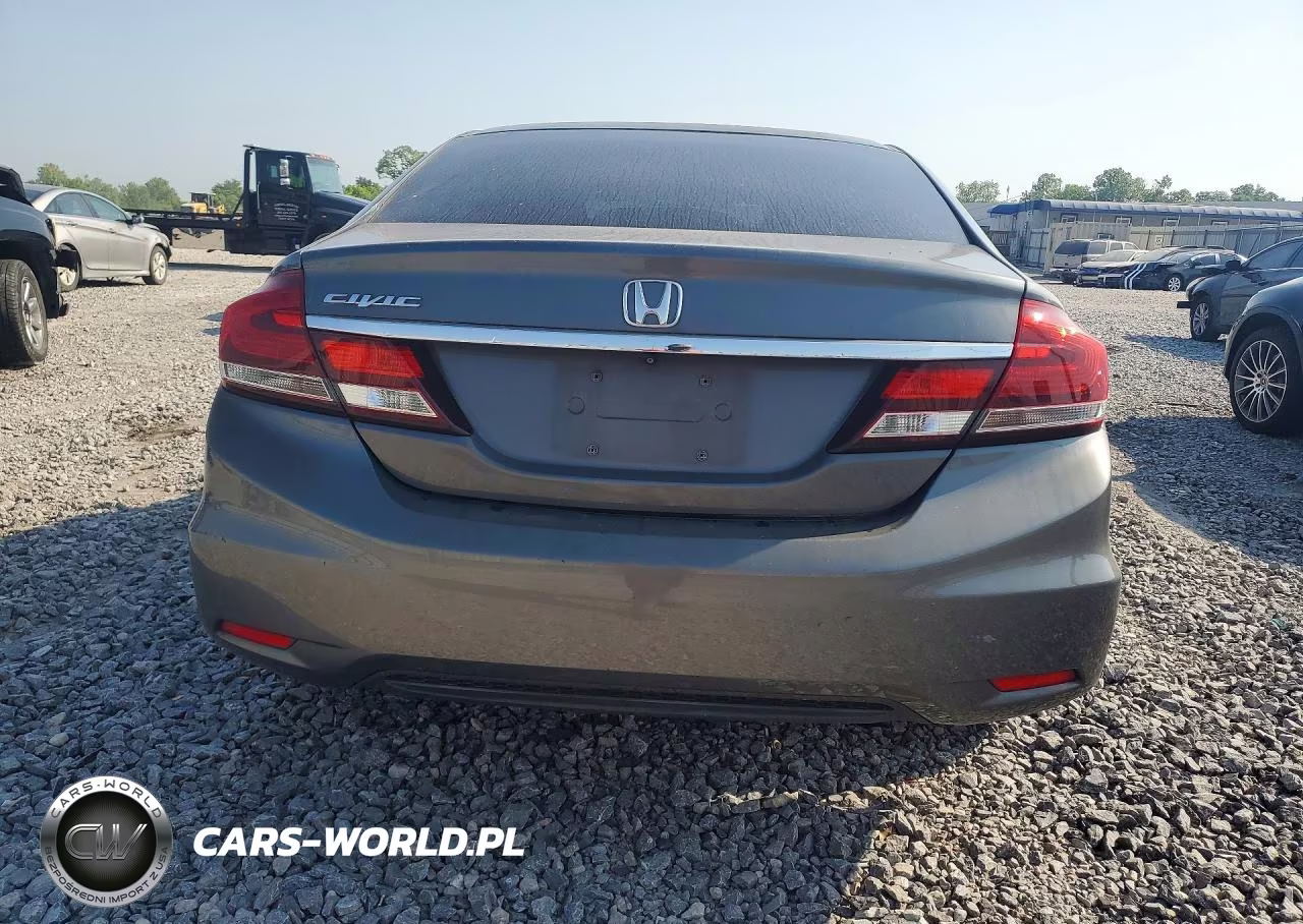 2013 Honda Civic Lx VIN:19XFB2F50DE095014 - 6