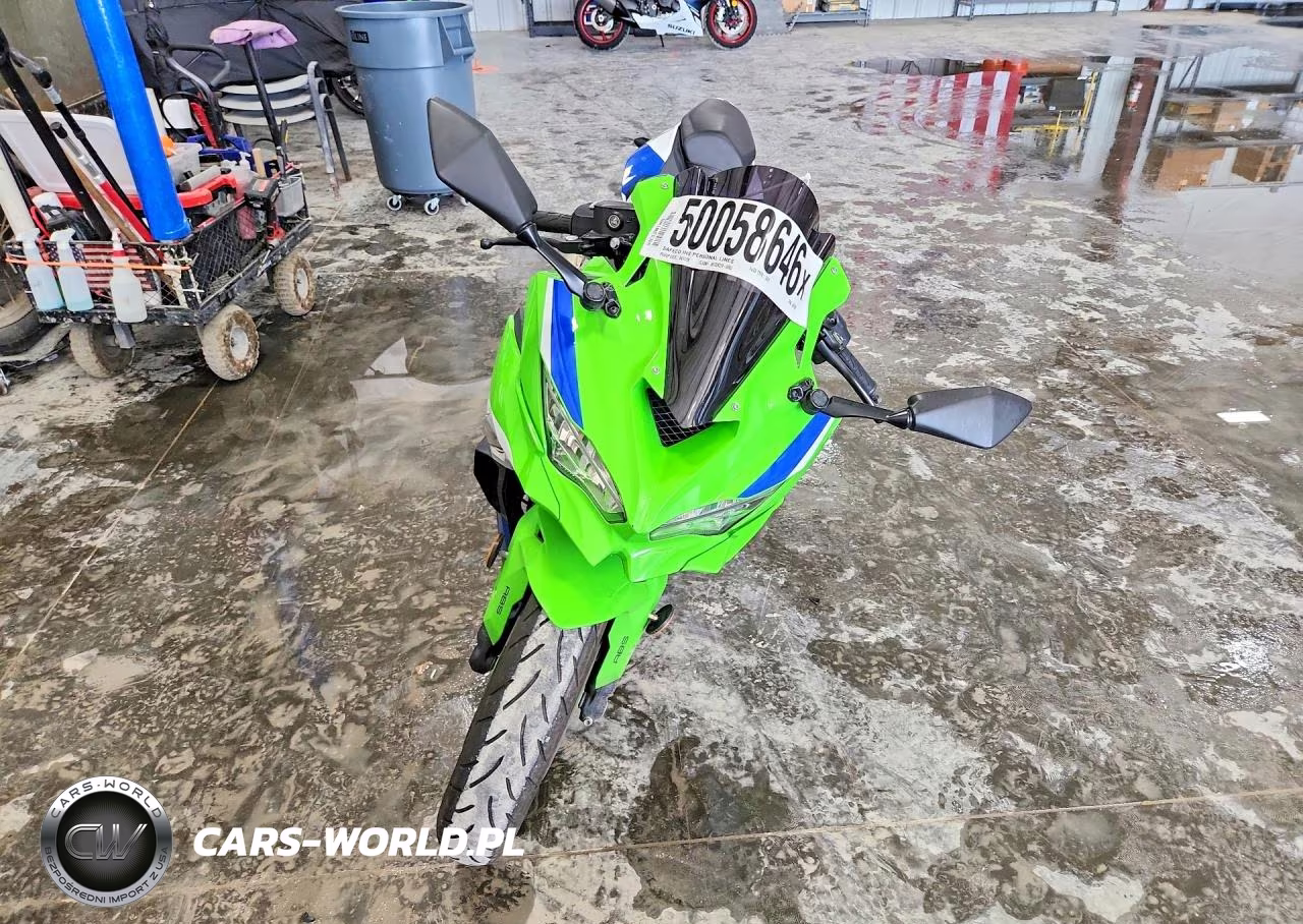2024 Kawasaki Zx400 S VIN:ML5ZXCS15RDA27627 - 2