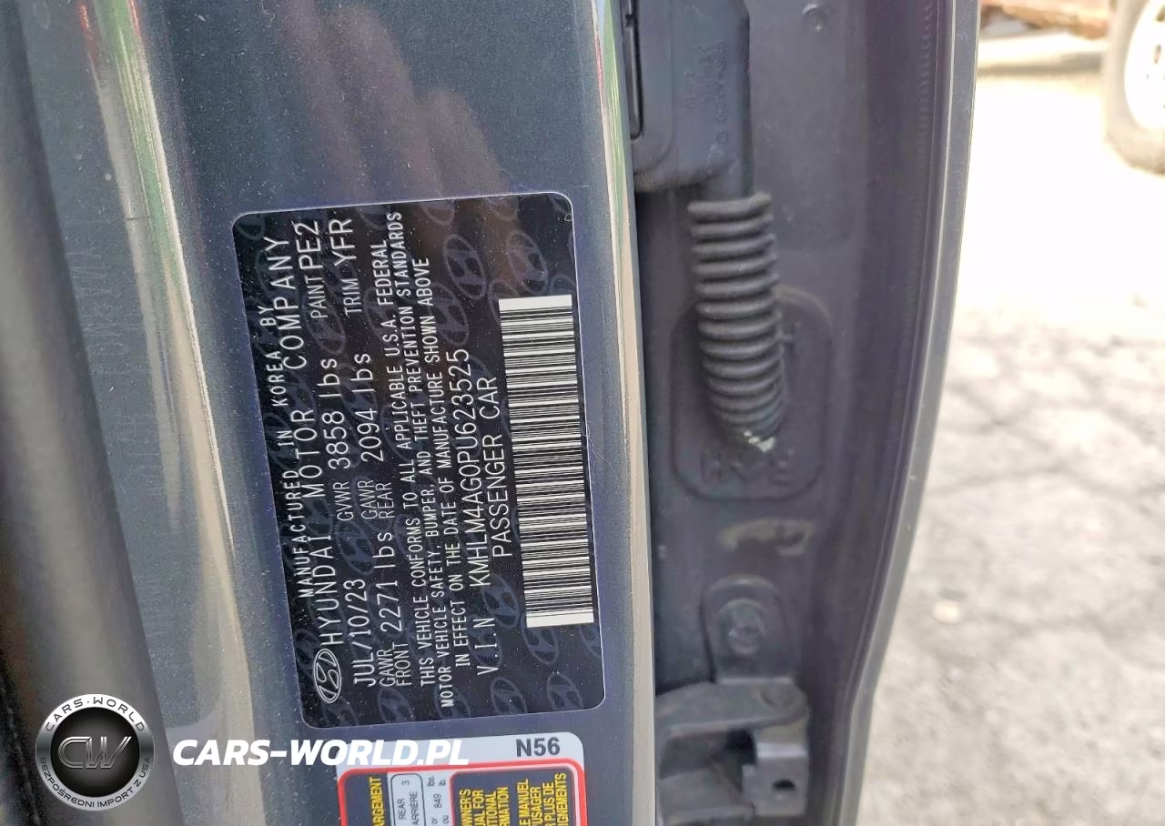 2023 Hyundai Elantra Sel VIN:KMHLM4AG0PU623525 - 12