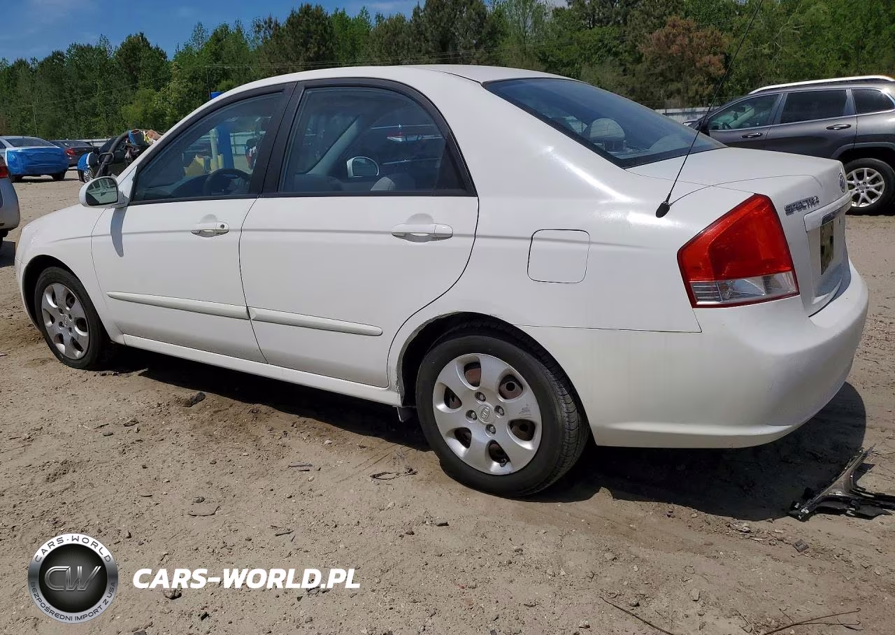 2007 Kia Spectra VIN:KNAFE122875475678 - 2