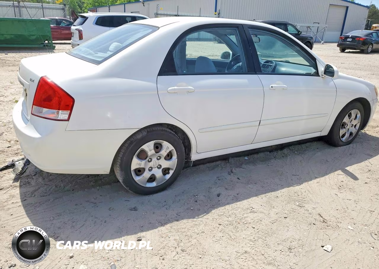 2007 Kia Spectra VIN:KNAFE122875475678 - 3