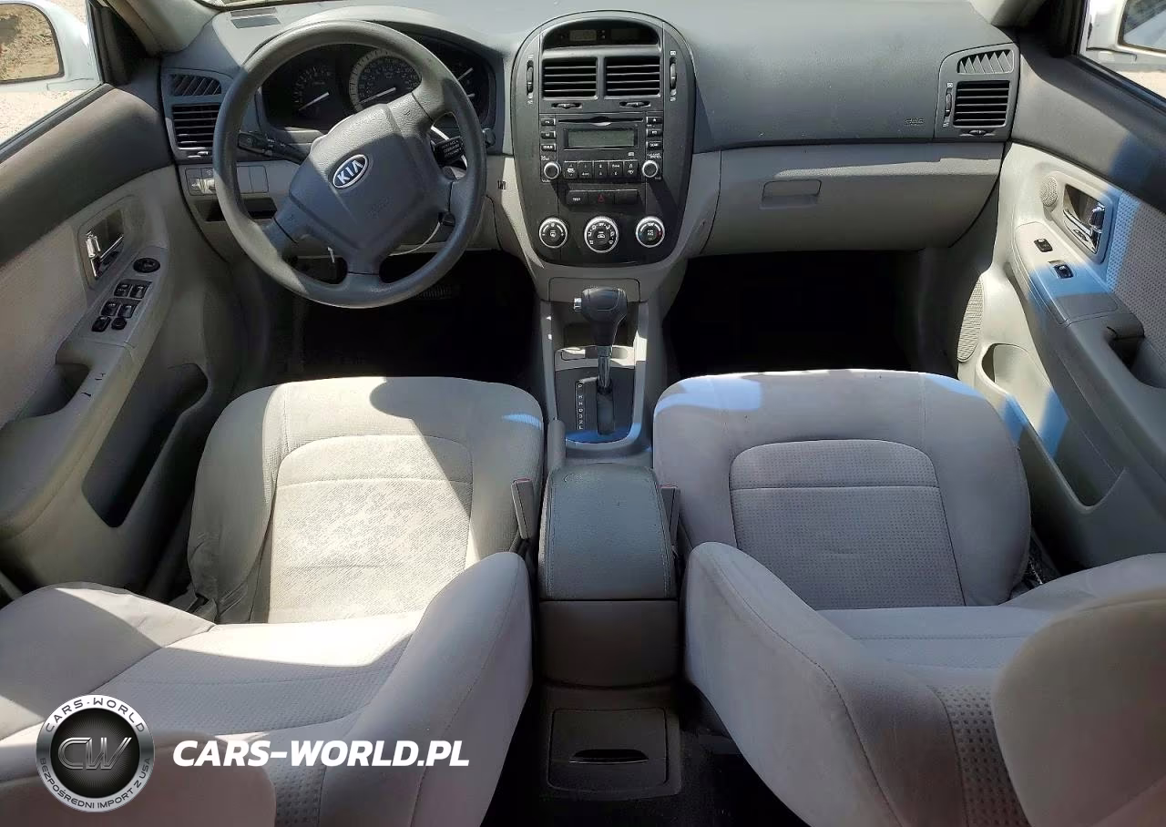 2007 Kia Spectra VIN:KNAFE122875475678 - 8