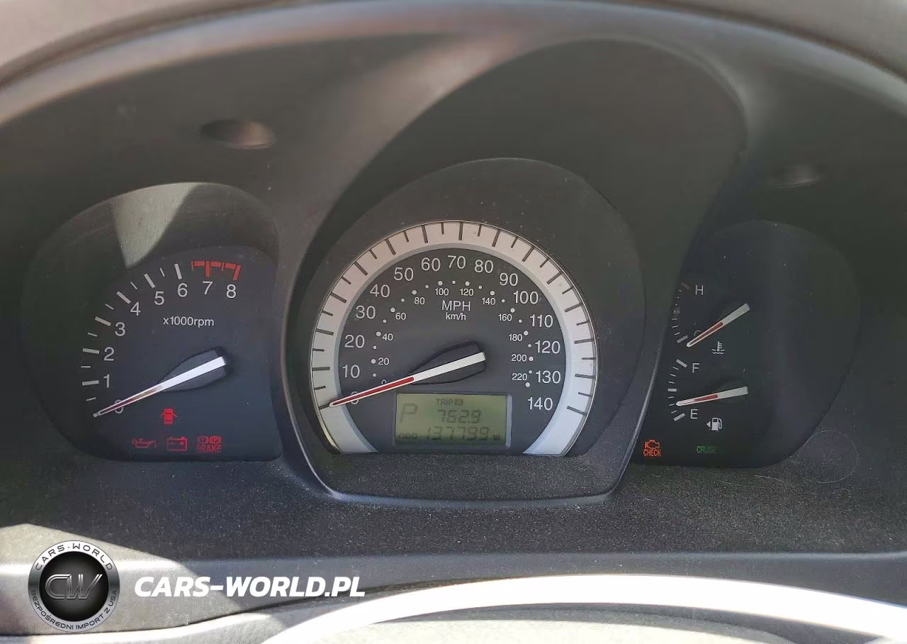 2007 Kia Spectra VIN:KNAFE122875475678 - 9