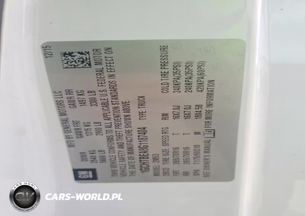 2016 Chev Colorado VIN:1GCHTBEA8G1187404 - 12