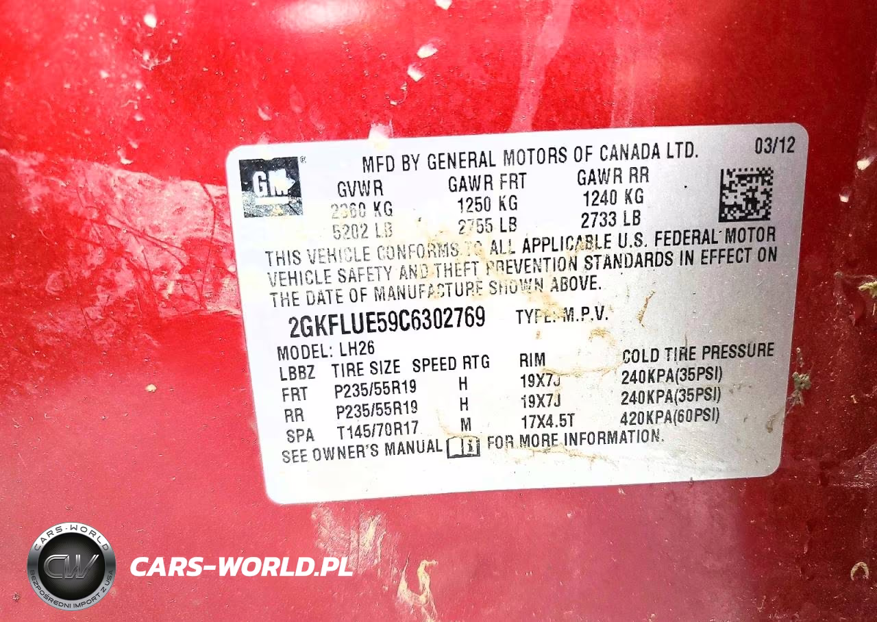2012 GMC Terrain Slt VIN:2GKFLUE59C6302769 - 12