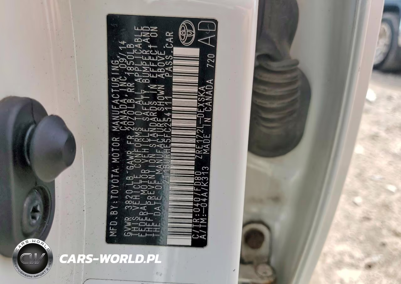 2015 Toyota Corolla S Plus VIN:2T1BURHE5FC254111 - 13