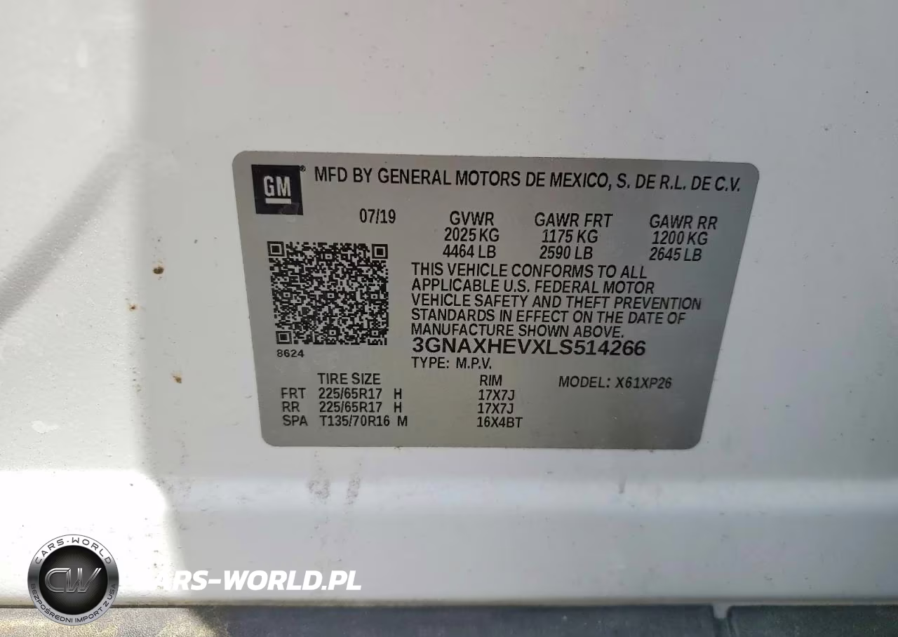 2020 Chevrolet Equinox Ls VIN:3GNAXHEVXLS514266 - 13