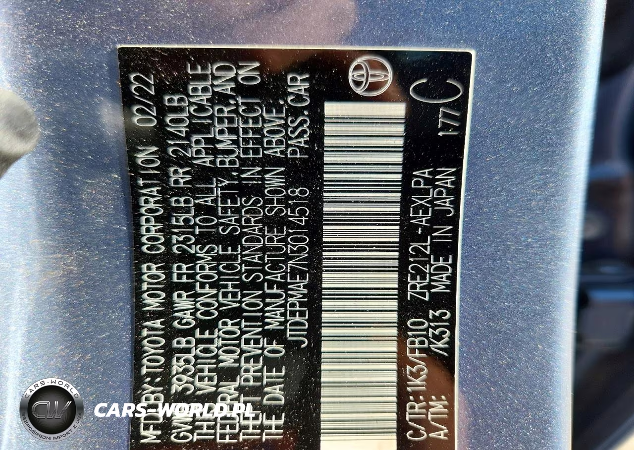 2022 Toyota Corolla Le VIN:JTDEPMAE7N3014518 - 13