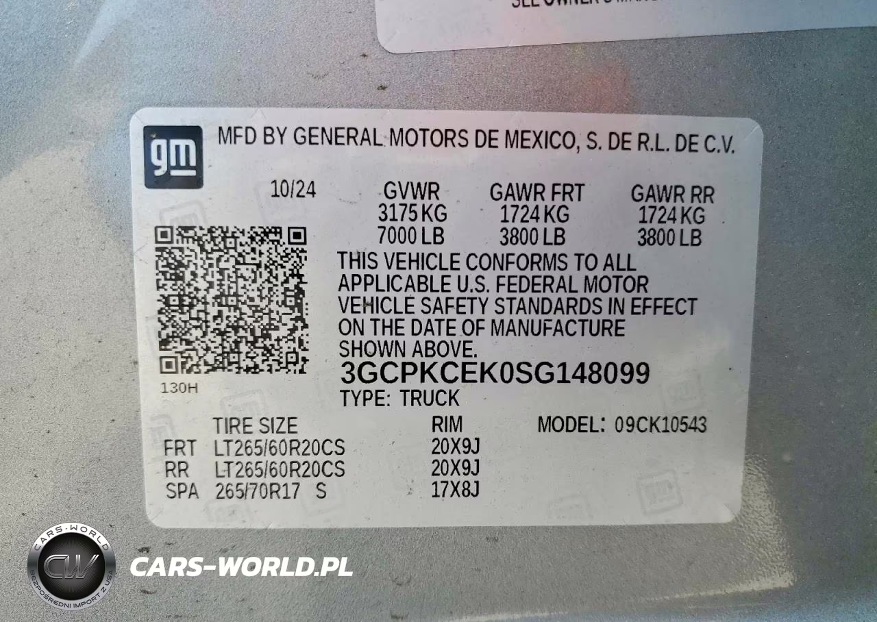 2025 Chevrolet Silverado K1500 Trail Boss Custom VIN:3GCPKCEK0SG148099 - 14