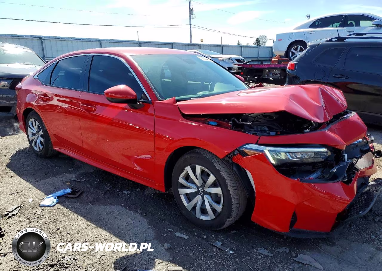 2025 Honda Civic Lx VIN:2HGFE2F29SH604890 - 4