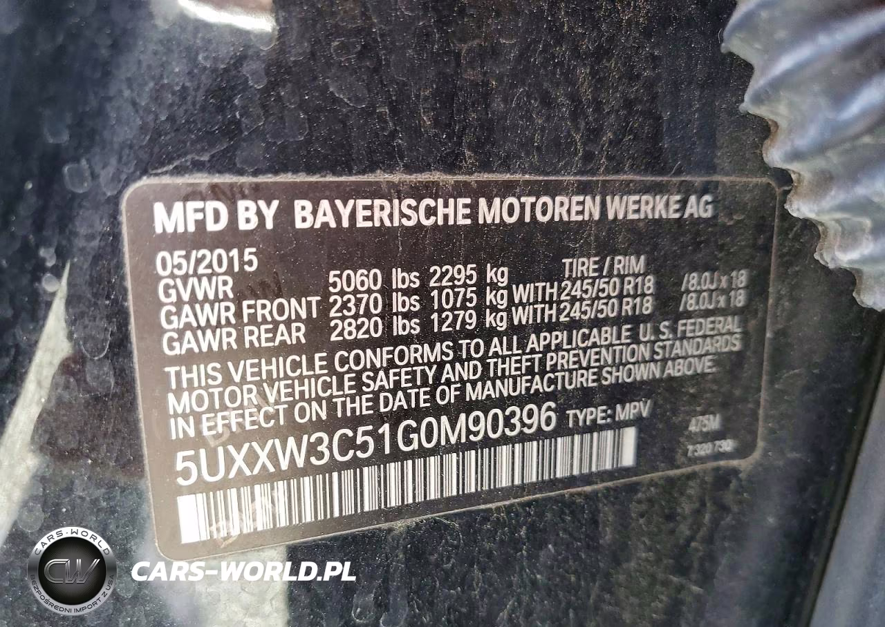 2016 BMW X4 xDrive28I VIN:5UXXW3C51G0M90396 - 13