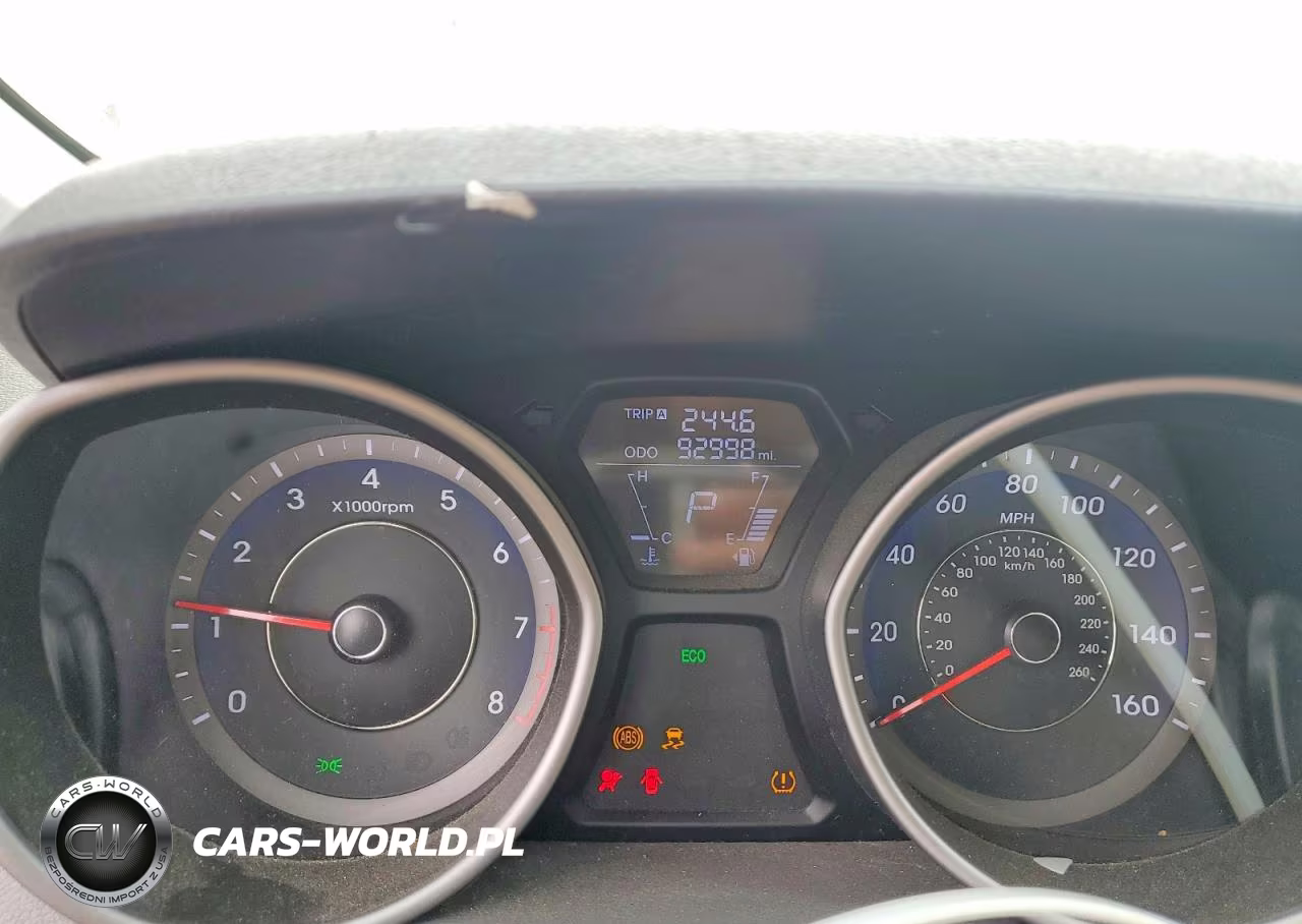 2013 Hyundai Elantra Gls VIN:KMHDH4AE8DU639085 - 9
