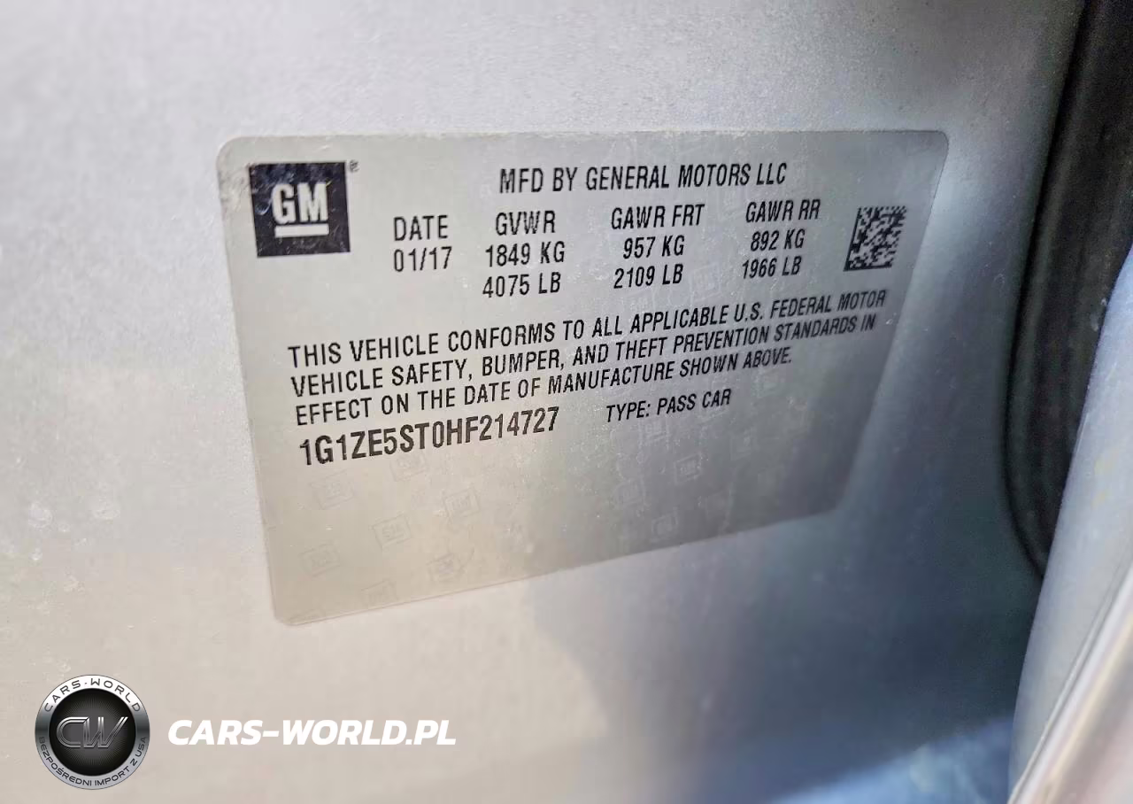 2017 Chevrolet Malibu Lt VIN:1G1ZE5ST0HF214727 - 13