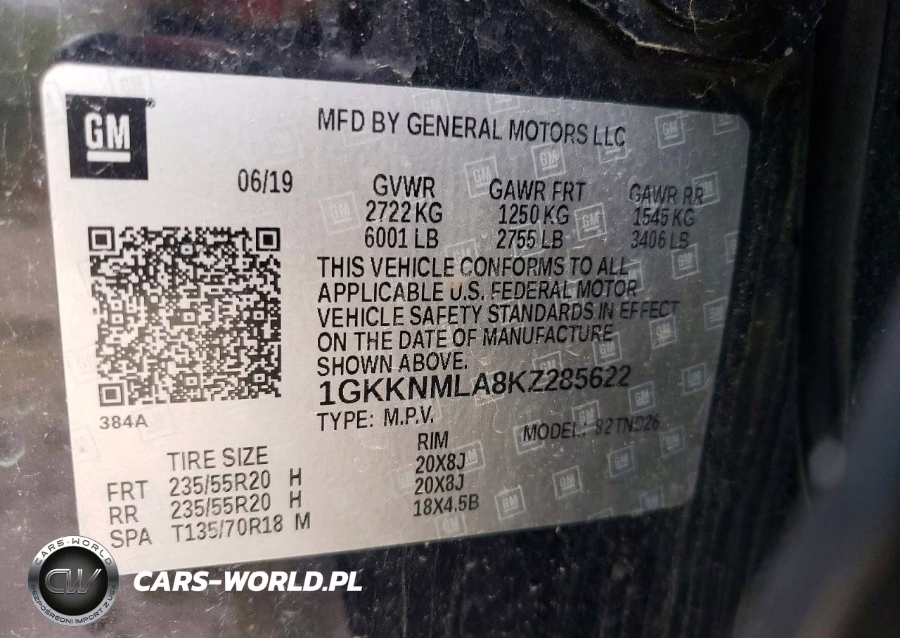 2019 GMC ACADIA SLT-1 VIN:1GKKNMLA8KZ285622 - 14