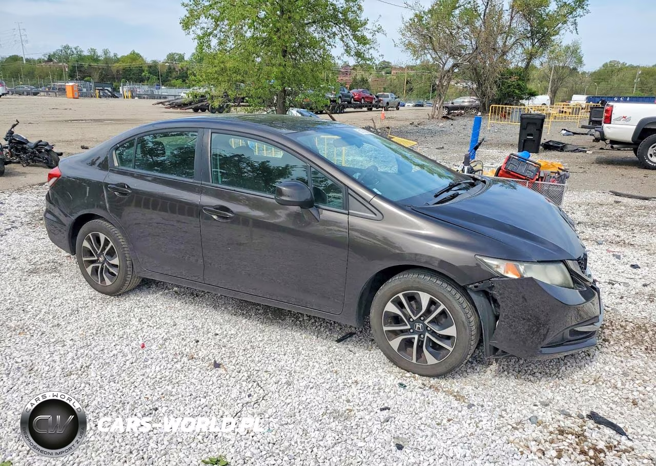2013 Honda Civic Ex VIN:19XFB2F82DE233663 - 4