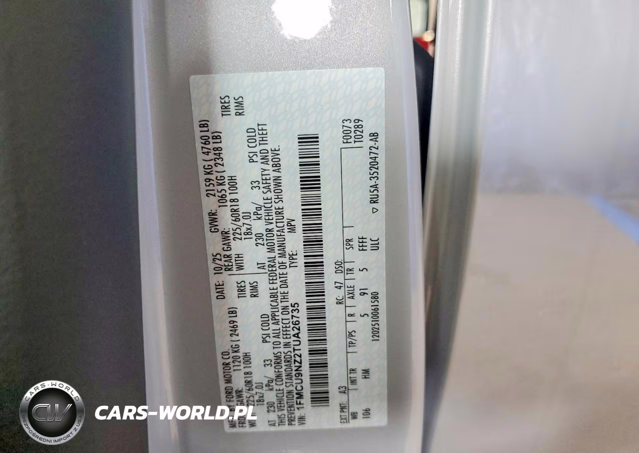 2026 Ford Escape St Line Select VIN:1FMCU9NZ2TUA26735 - 14