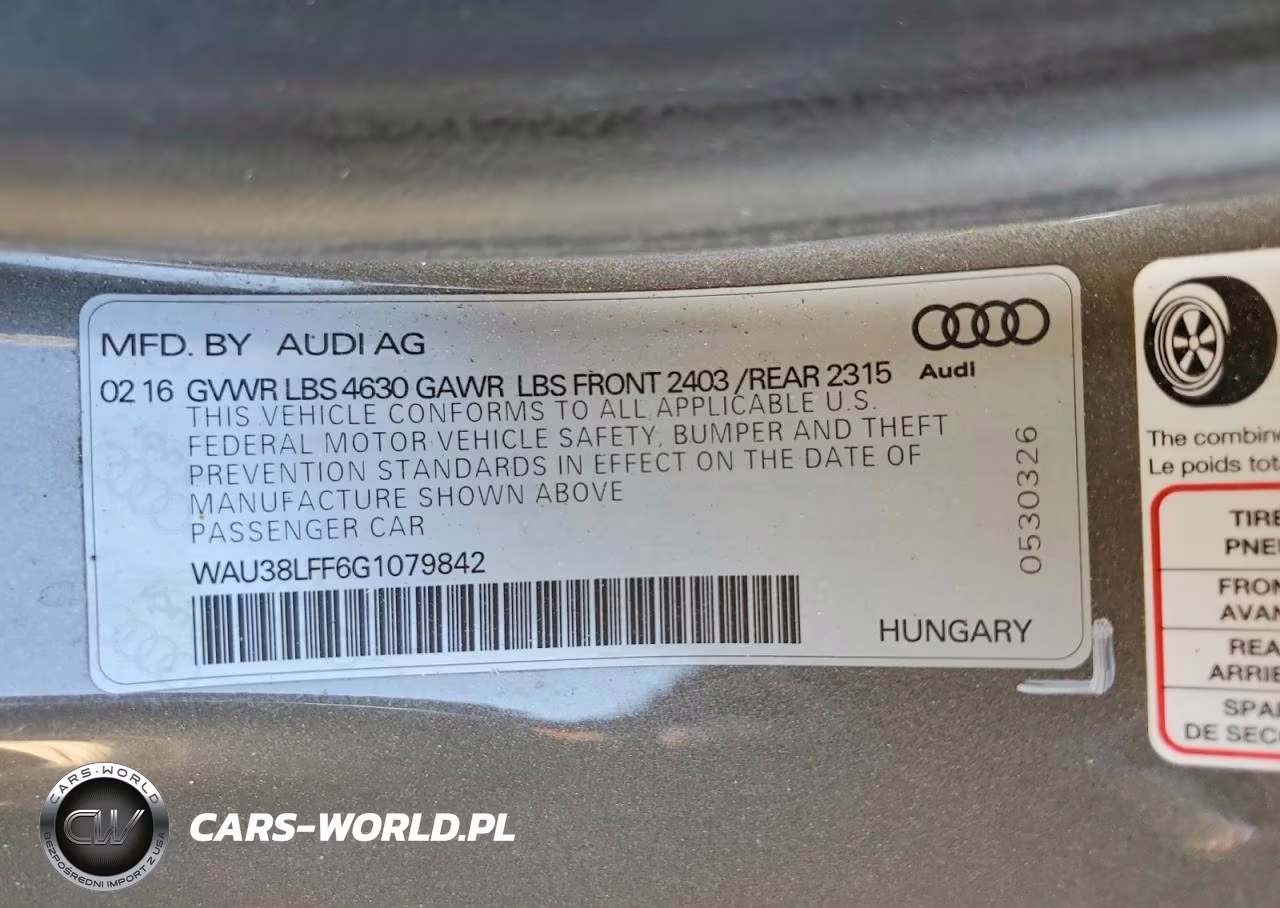 2016 Audi A3 Premium Plus VIN:WAU38LFF6G1079842 - 12