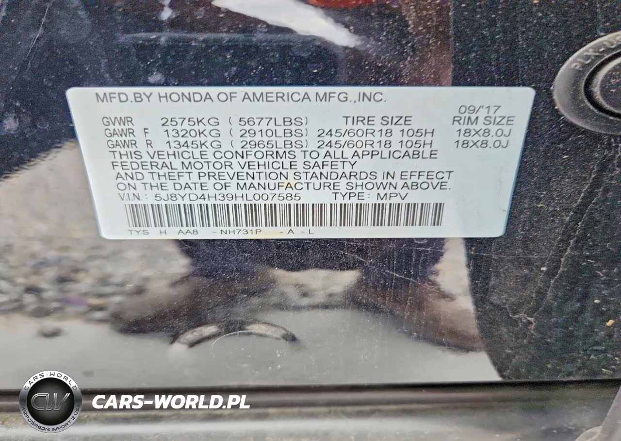2017 Acura Mdx VIN:5J8YD4H39HL007585 - 14