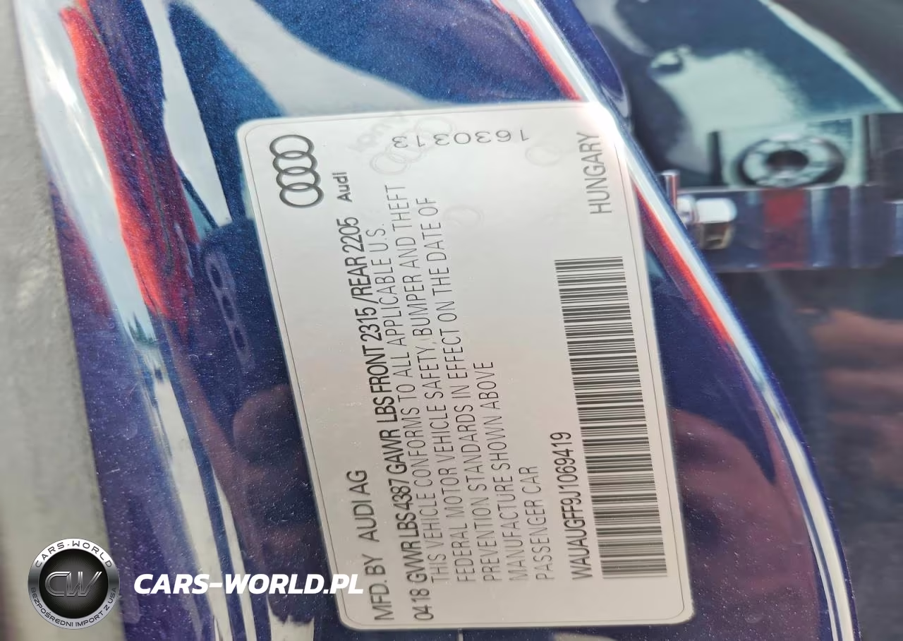 2018 Audi A3 Premium VIN:WAUAUGFF9J1069419 - 12