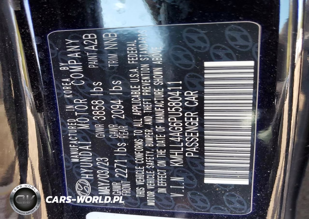 2023 Hyundai Elantra Se VIN:KMHLL4AG6PU580411 - 12