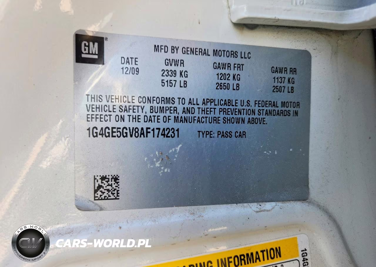 2010 Buick Lacrosse Cxs VIN:1G4GE5GV8AF174231 - 13