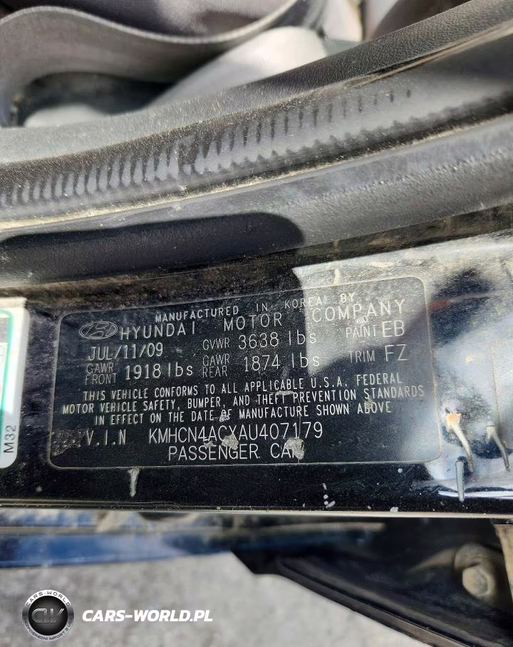 2010 Hyundai Accent Gls VIN:KMHCN4ACXAU407179 - 12