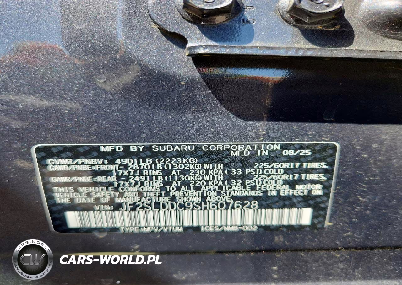 2025 Subaru Forester Premium VIN:JF2SLDDC9SH607628 - 14