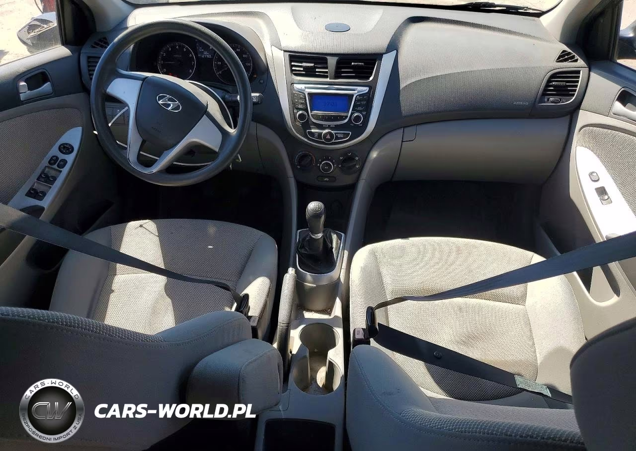 2013 Hyundai Accent Gls VIN:KMHCT4AE7DU282038 - 8