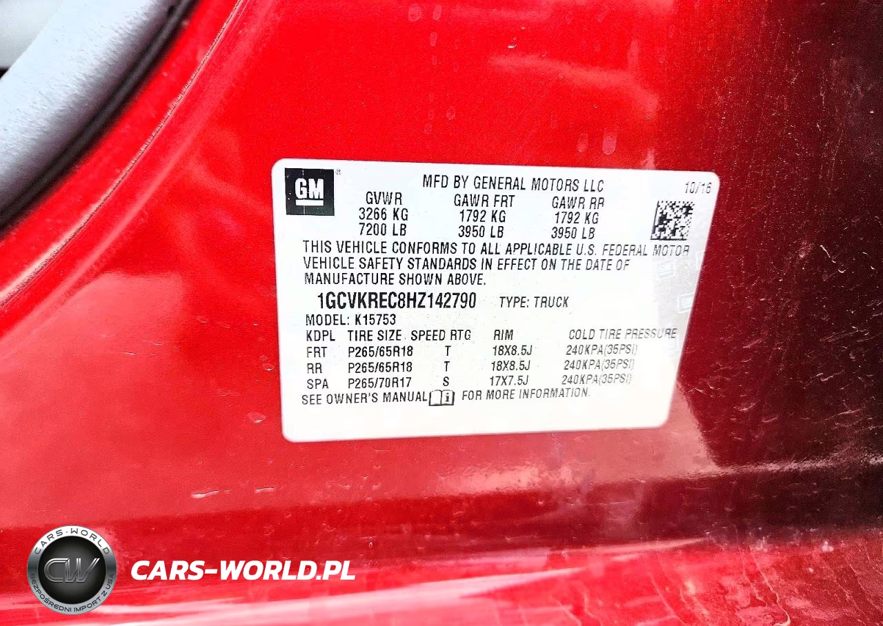 2017 Chevrolet Silverado K1500 Lt VIN:1GCVKREC8HZ142790 - 12