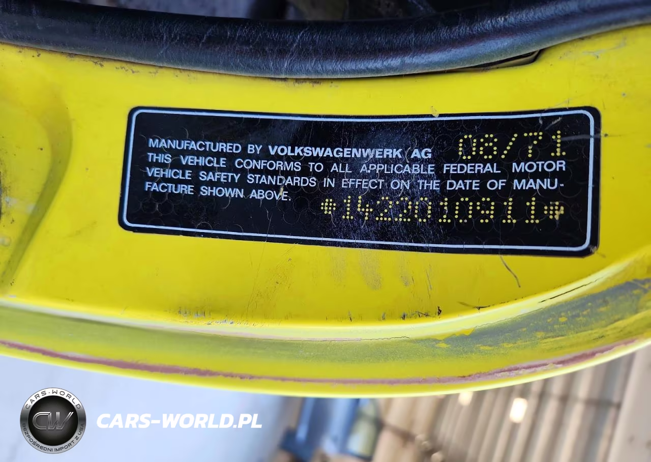 1972 Volkswagen Karmann Ghia VIN:1422010911 - 13