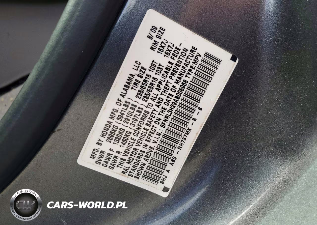 2010 Honda Odyssey Lx VIN:5FNRL3H29AB006968 - 13