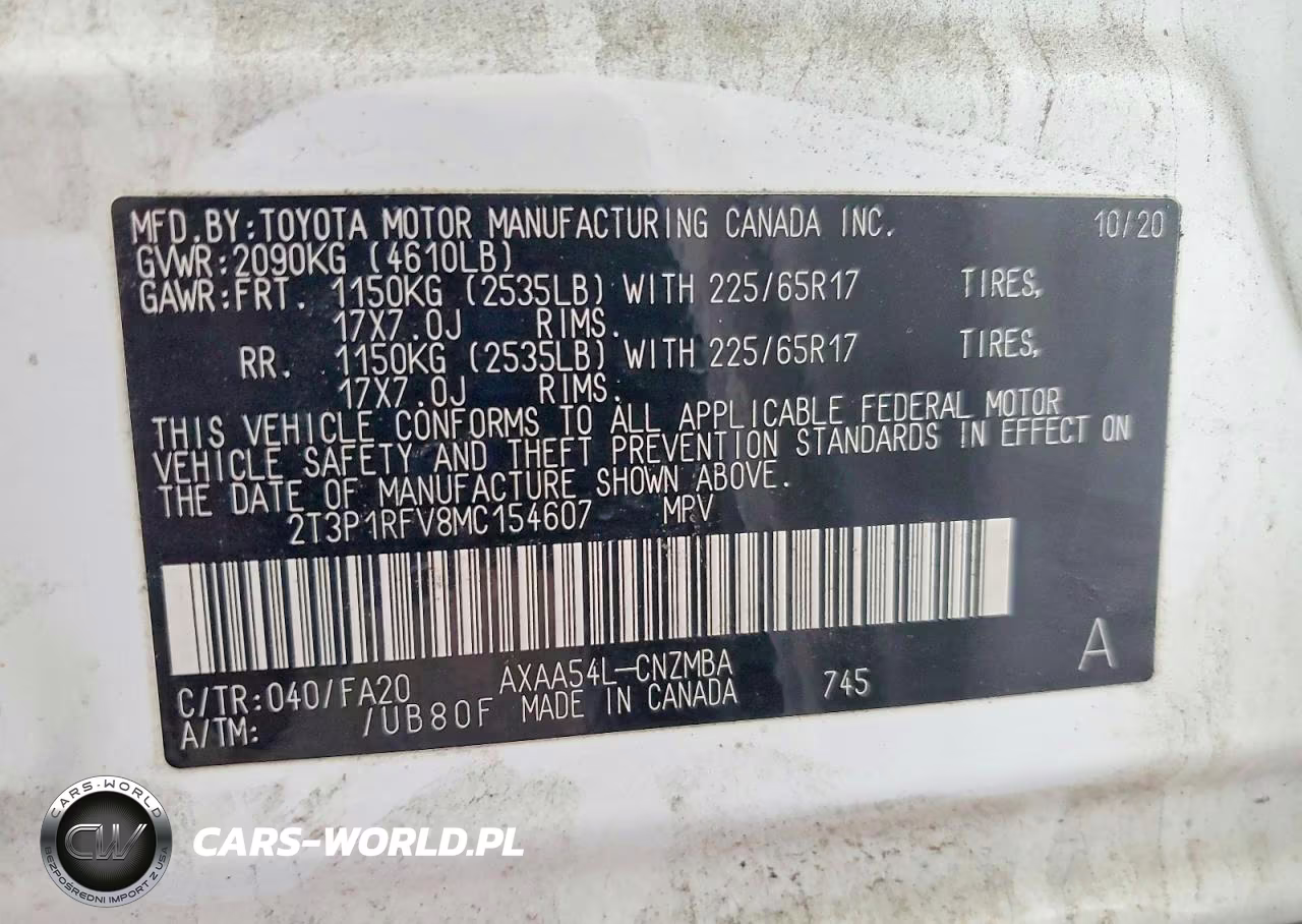 2021 Toyota Rav4 Xle VIN:2T3P1RFV8MC154607 - 13