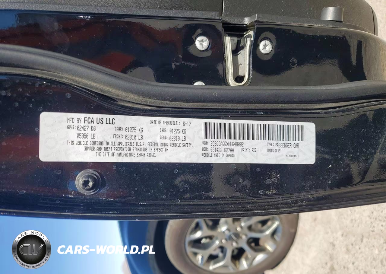 2017 Chrysler 300 S VIN:2C3CCAGGXHH648082 - 13