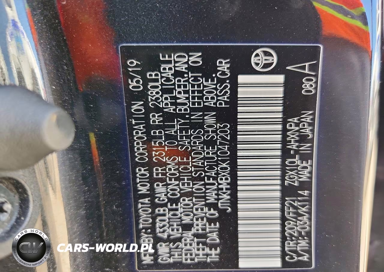 2019 Toyota C-Hr Xle VIN:JTNKHMBX0K1047203 - 12