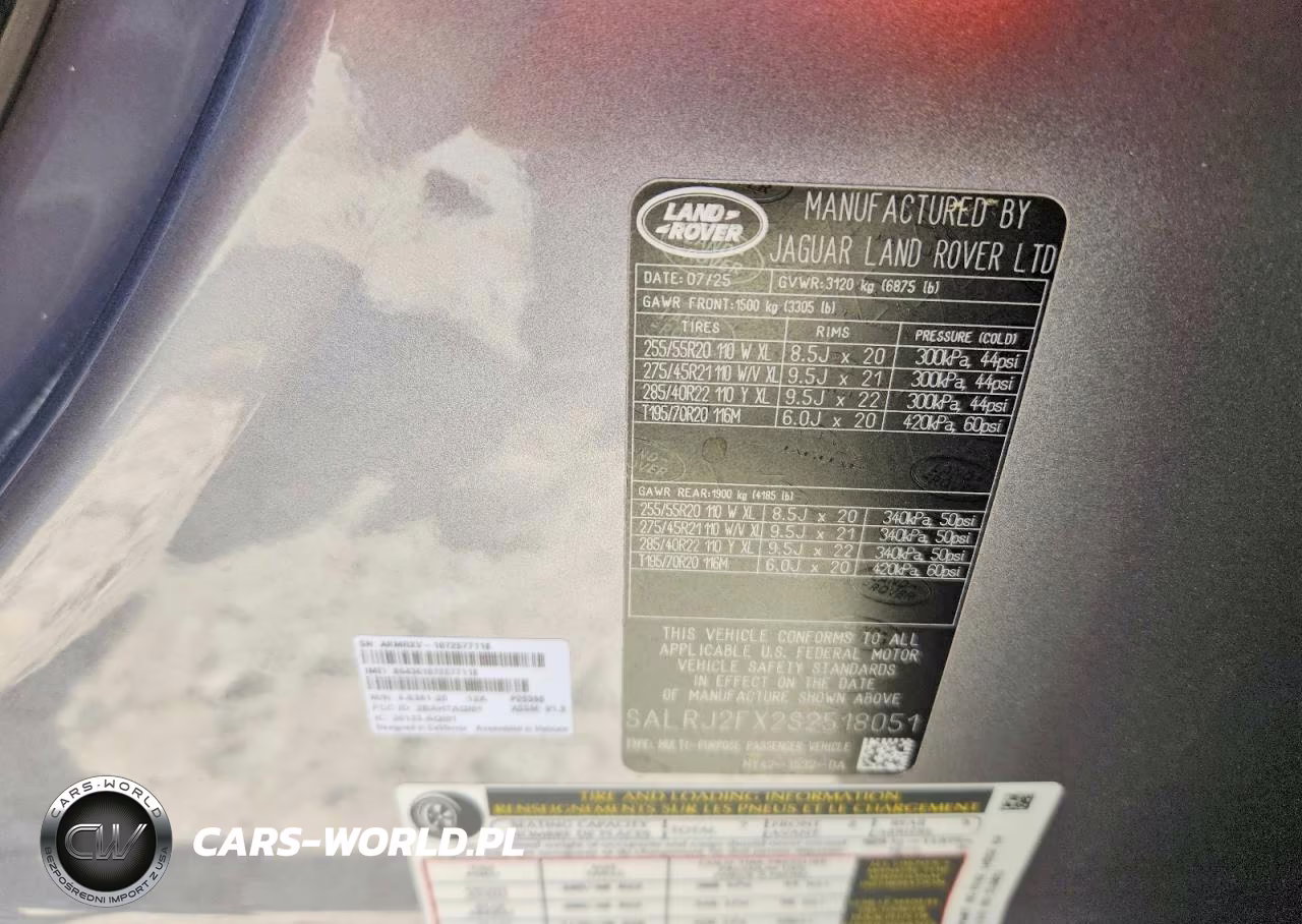 2025 Land Rover Discovery S VIN:SALRJ2FX2S2518051 - 12