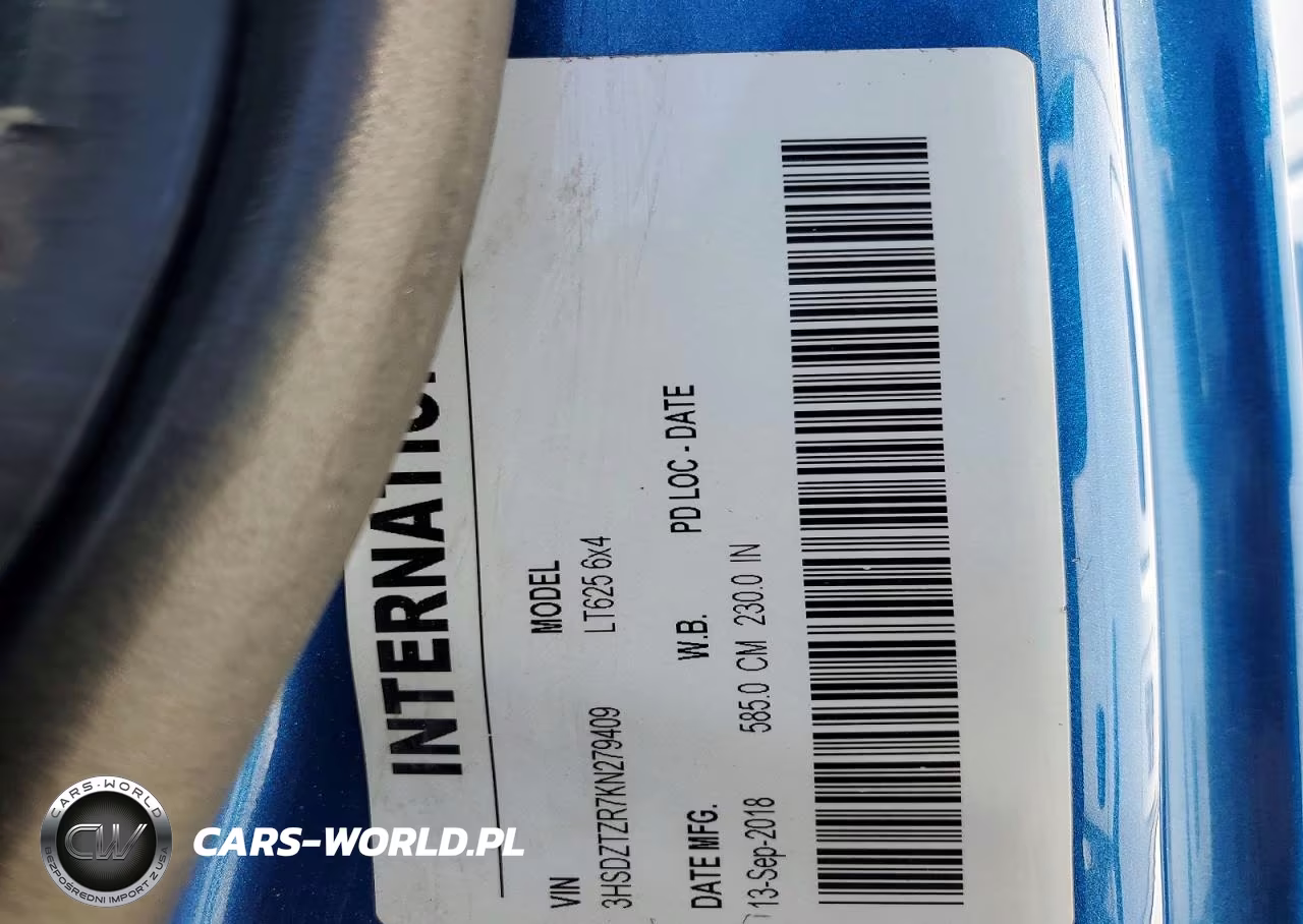 2019 International Lt625 VIN:3HSDZTZR7KN279409 - 10