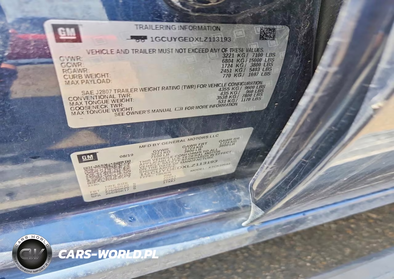 2020 Chevrolet Silverado K1500 Ltz VIN:1GCUYGEDXLZ113193 - 12