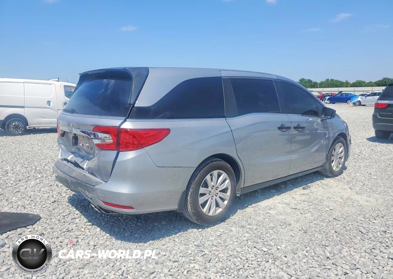 2019 Honda Odyssey Lx VIN:5FNRL6H25KB077300 - 3