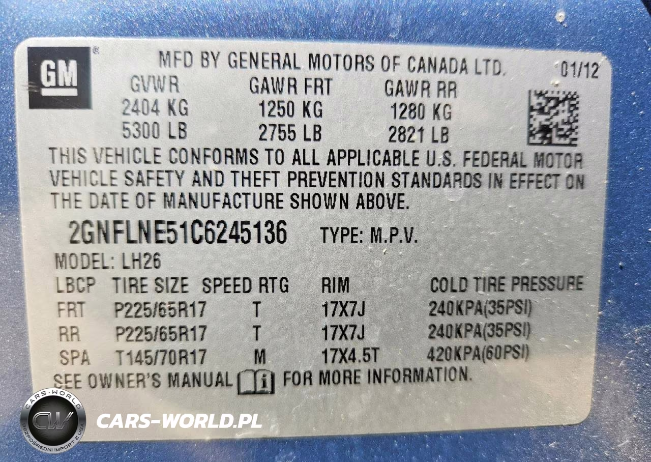 2012 Chevrolet Equinox Lt VIN:2GNFLNE51C6245136 - 14
