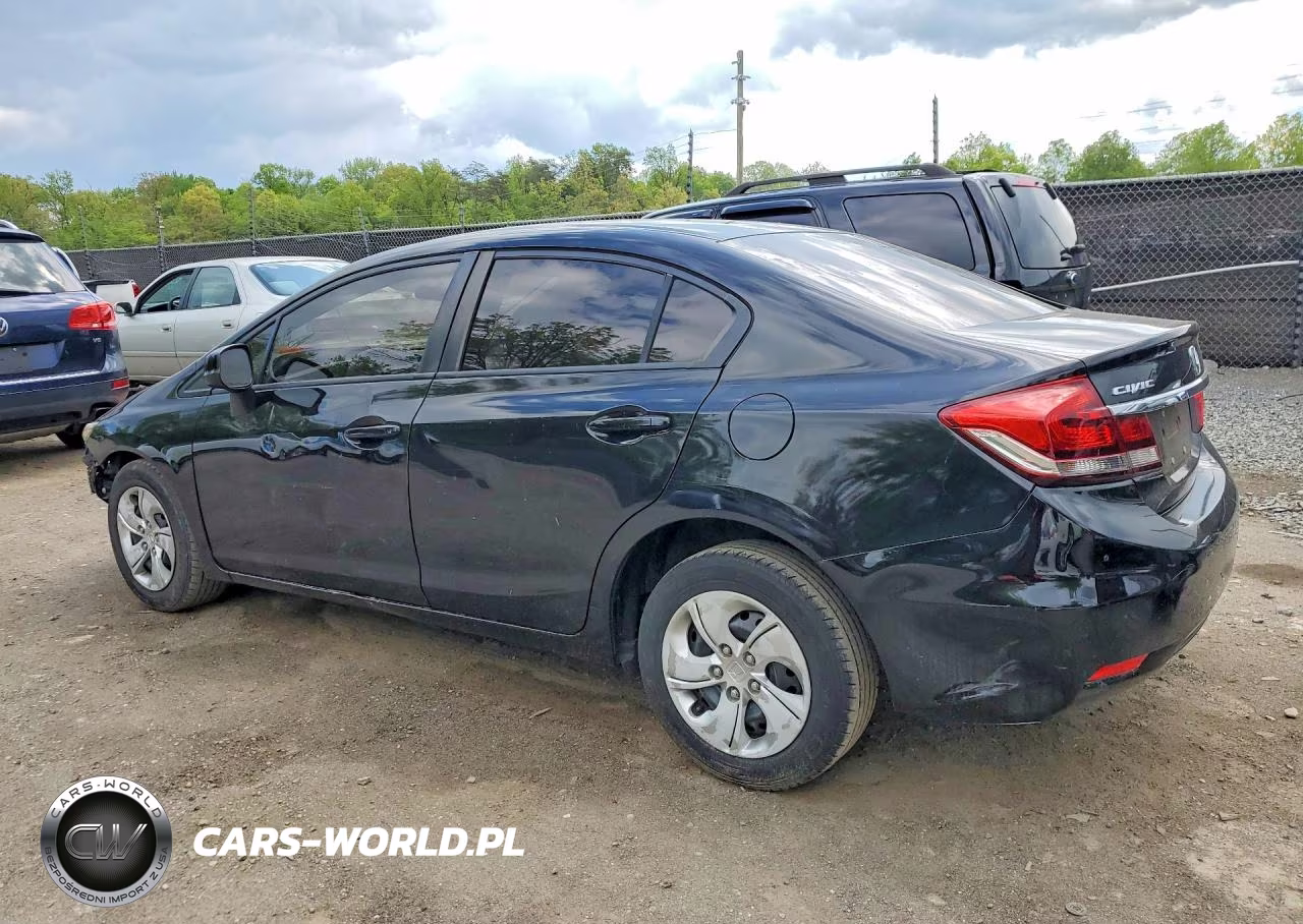 2013 Honda Civic Lx VIN:2HGFB2F52DH590076 - 2