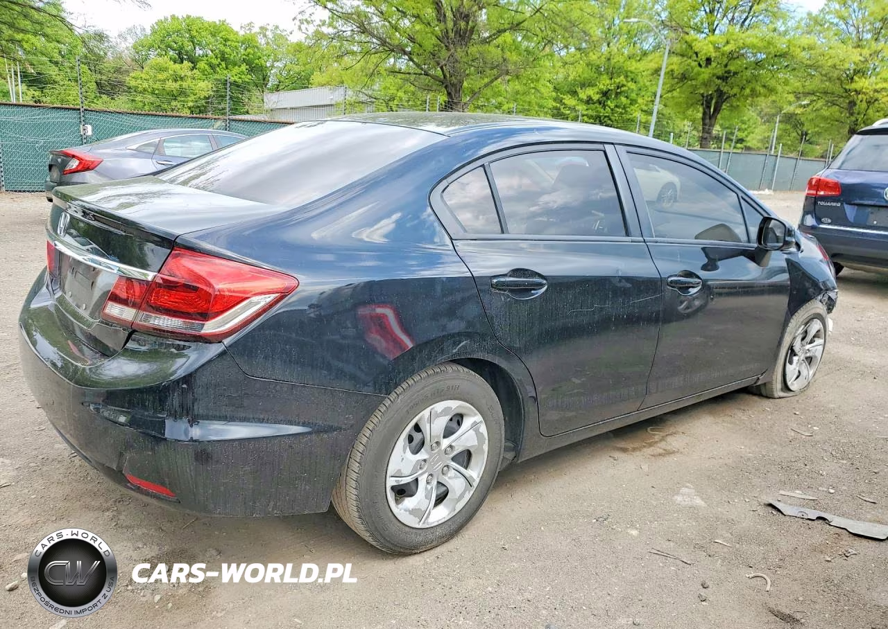 2013 Honda Civic Lx VIN:2HGFB2F52DH590076 - 3
