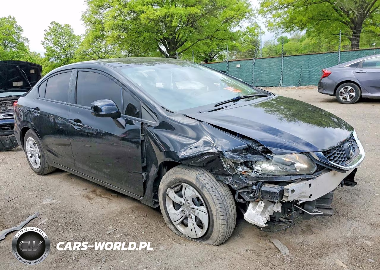 2013 Honda Civic Lx VIN:2HGFB2F52DH590076 - 4