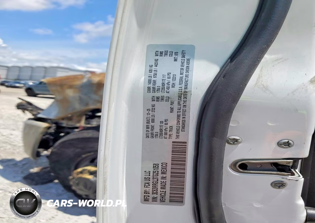 2026 Ram 3500 Tradesman VIN:3C63RRGL3TG251058 - 12