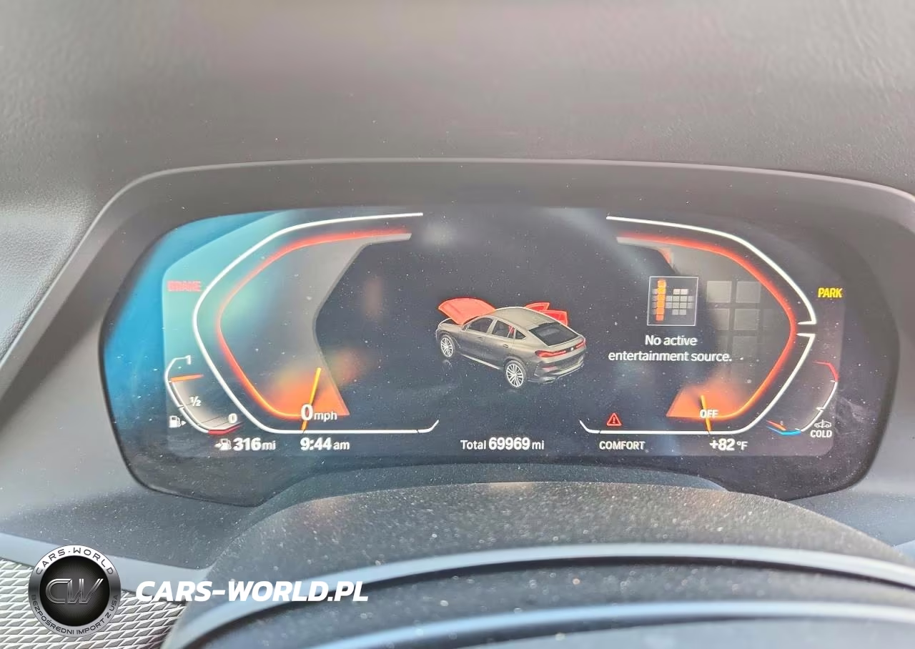 2021 BMW X6 Sdrive 40I VIN:5UXCY4C05M9G14201 - 9