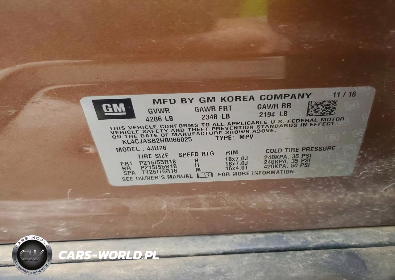 2017 Buick Encore Preferred VIN:KL4CJASB2HB066025 - 12