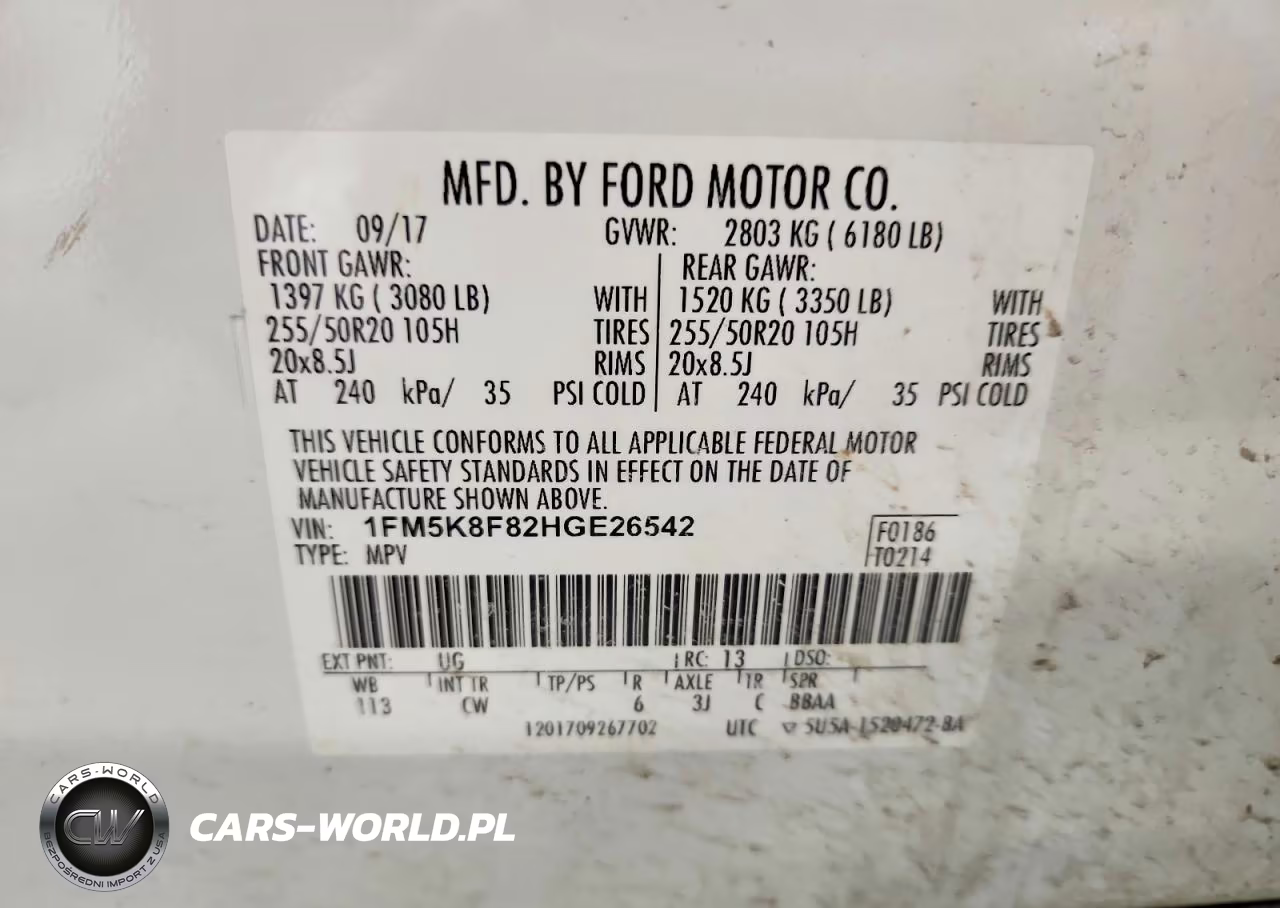 2017 Ford Explorer Limited VIN:1FM5K8F82HGE26542 - 13