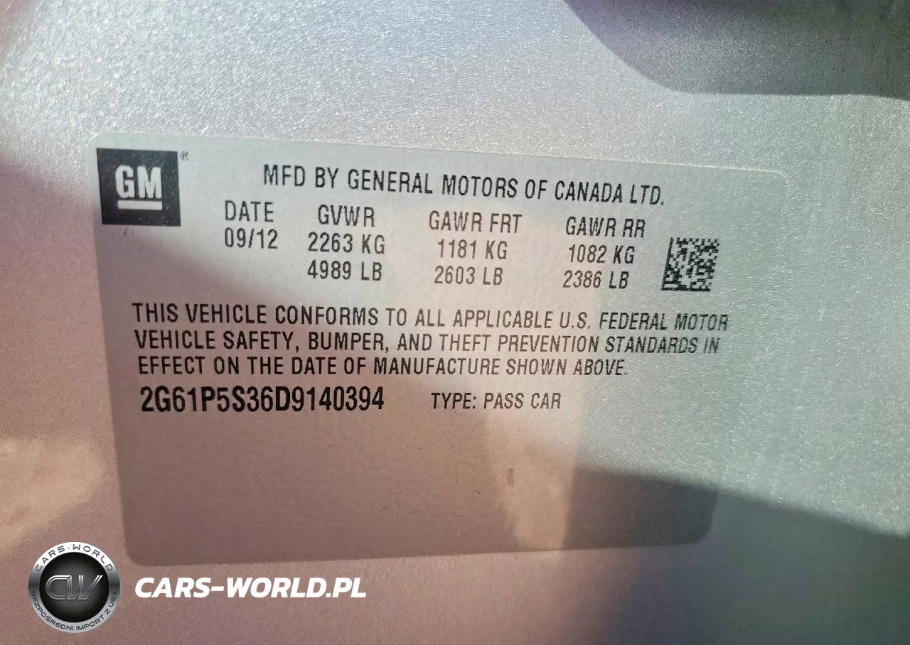 2013 Cadillac Xts Luxury Collection VIN:2G61P5S36D9140394 - 12