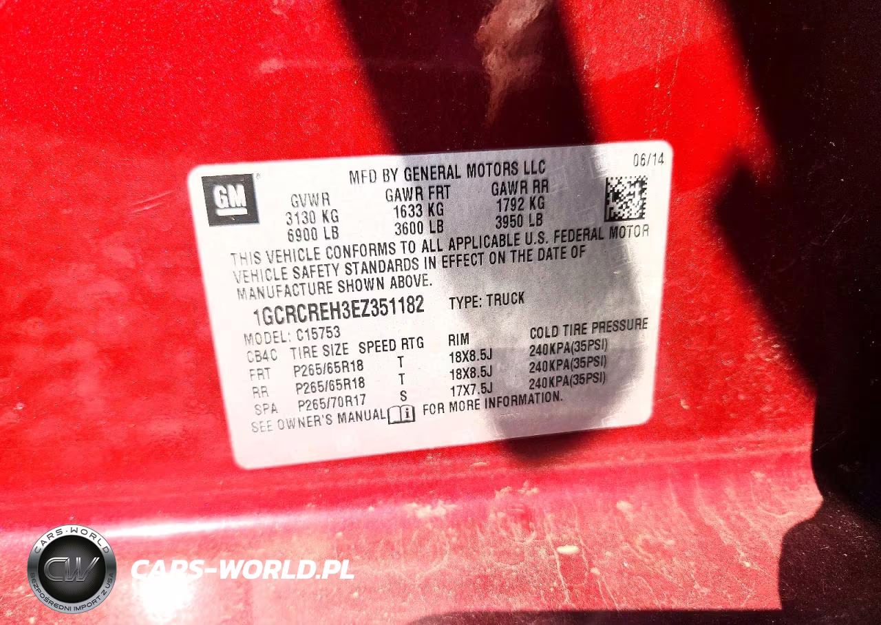 2014 Chevrolet Silverado C1500 Lt VIN:1GCRCREH3EZ351182 - 12