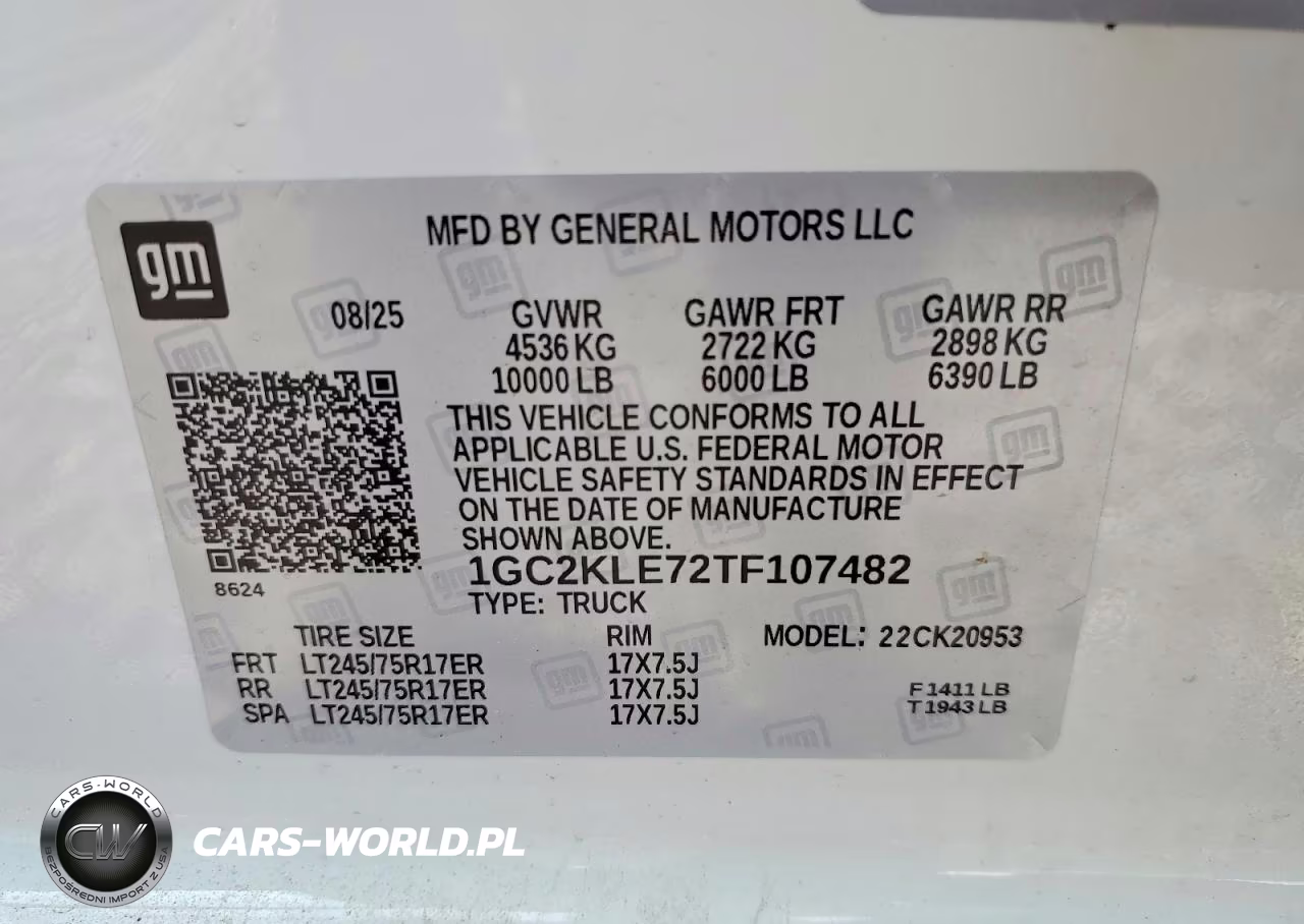2026 Chevrolet Silverado K2500 Heavy Duty VIN:1GC2KLE72TF107482 - 12
